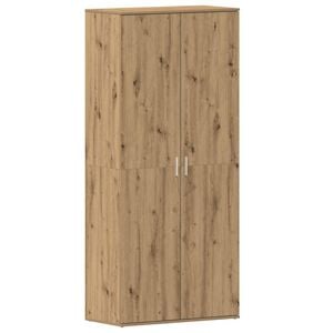 vidaXL Schoenenkast 80 x 39 x 178 cm Bewerkt hout Artisan Eiken