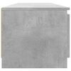 vidaXL Tv-meubel met LED-verlichting 140x40x36 cm betongrijs