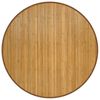 vidaXL Vloerkleed rond 100 cm bamboe naturel