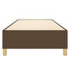 vidaXL Boxspring bed 90x190 cm stof donkerbruin