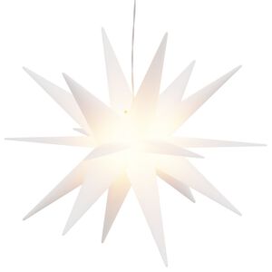 vidaXL Kerstlamp met LED inklapbaar 43 cm wit