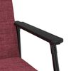 vidaXL Fauteuil Wijnrood 59 x 75 x 78 cm Stof