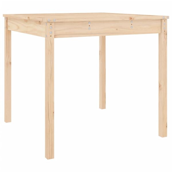 vidaXL Tuintafel 82,5x82,5x76 cm massief grenenhout