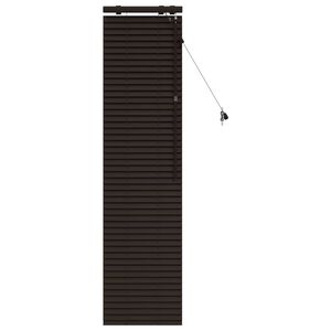 vidaXL Jaloezie Donkerbruin 45 x 160 cm 35 mm Massief Paulowniahout