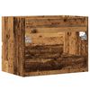vidaXL Badkamerkast 60x38,5x45 cm bewerkt hout oud houtkleurig
