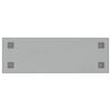 vidaXL Magneetbord voor aan de wand 80x30 cm gehard glas wit