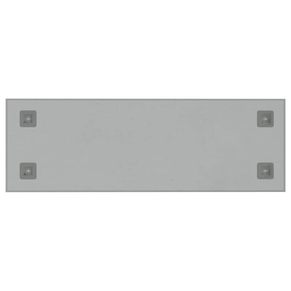 vidaXL Magneetbord voor aan de wand 80x30 cm gehard glas wit