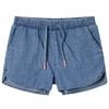 vidaXL Kindershorts 104 denimblauw