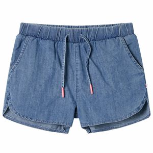 vidaXL Kindershorts 104 denimblauw