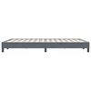 vidaXL Boxspring zonder matras fluweel donkergrijs 140x220 cm