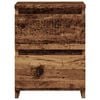vidaXL Nachtkastjes 2 st 30x30x40 cm bewerkt hout oud houtkleurig