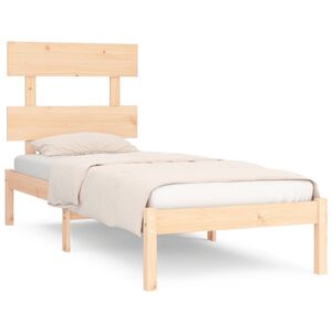 vidaXL Bedframe massief hout 90x190 cm