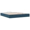 vidaXL Ottoman bedframe zonder matras 180x200 cm fluweel donkerblauw