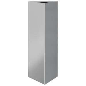 vidaXL Plantenbak driehoek 30x26x75 cm gegalvaniseerd staal