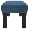 vidaXL Bankje 70x30x30 cm fluweel donkerblauw