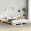 vidaXL Bedframe Bruin 140 x 210 cm Massief grenenhout
