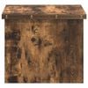 vidaXL Salontafel Gerookt eiken 55 x 54,5 x 45 cm Bewerkt hout