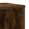 vidaXL Boekenkast 60x24x76,5 cm bewerkt hout gerookt eikenkleurig