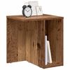 vidaXL Bijzettafel 2 pcs Oudhout 37 x 32 x 40 cm Bewerkt hout