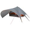 vidaXL Teepee Tent voor 9 Personen 9-persoons Grijs en Oranje