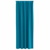 vidaXL Zwart-out Gordijnen met Ringen 2 pcs Turquoise 225 x 140 cm