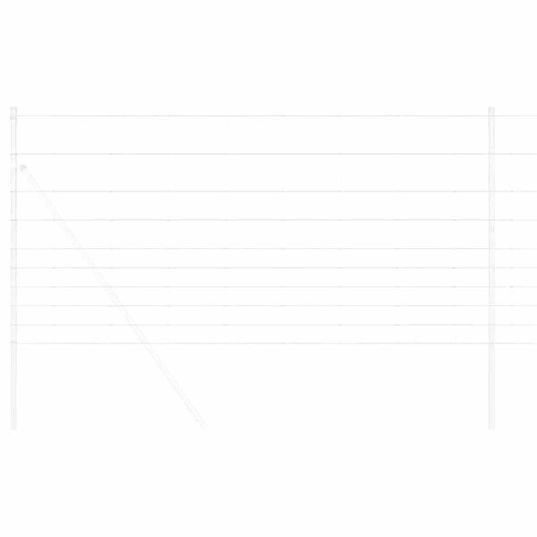 vidaXL Wilde Hek Warm Verzinkt 1000 x 120 x 0,18 cm IJzer