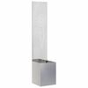 vidaXL Tuin Privacy Screen Fretwerk Zilver 32 x 150 cm Roestvrij staal