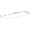 vidaXL Tafelblad rechthoekig 140x60x2,5 cm massief gerecycled hout