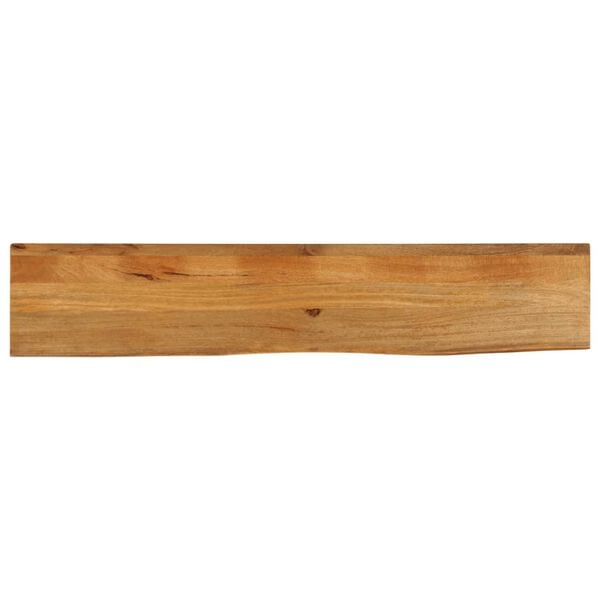 vidaXL Tafelblad met natuurlijke rand 180x40x2,5 cm massief mangohout