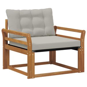 vidaXL Buiten bankenset Massief Acaciahout en Textilene Naturel