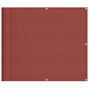 vidaXL Balkonscherm Terracotta 90x700 cm 100% Polyester Oxford