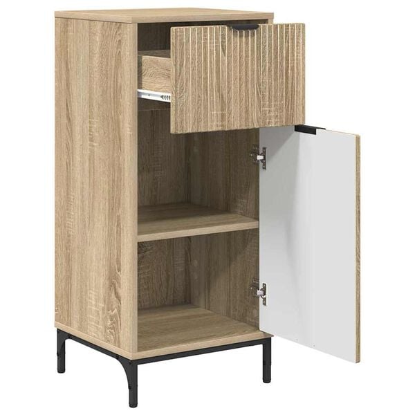 vidaXL Badkamer Kast met lade Sonoma Eiken 39,5 x 36 x 88 cm