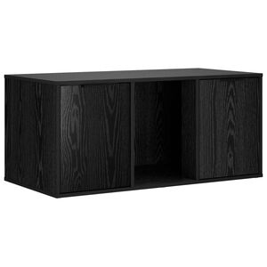 vidaXL Kattenkrat meubel Zwart eiken 100 x 49 x 45 cm Bewerkt hout
