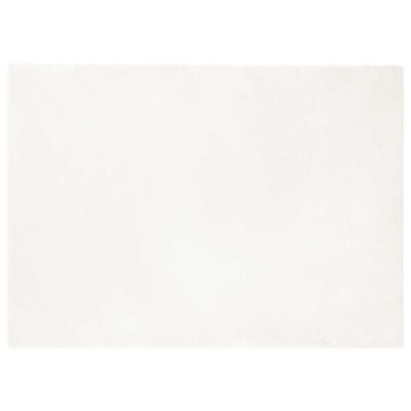 vidaXL Nep Konijnenbont Tapijt Olite Crème 240 x 340 cm Polyester