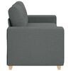 vidaXL Loveseat bank 180x77x82 cm stof donkergrijs