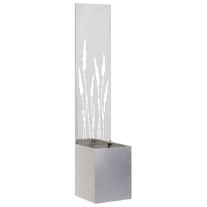 vidaXL Tuin Privacy Screen Zilver 32 x 32 x 150 cm Roestvrij staal