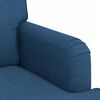 vidaXL Bank 2 pcs Blauw 144 x 80 x 85 cm Stof