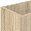 vidaXL Paraplu Standaard Sonoma Eiken 40 x 20 x 55,5 cm Bewerkt hout