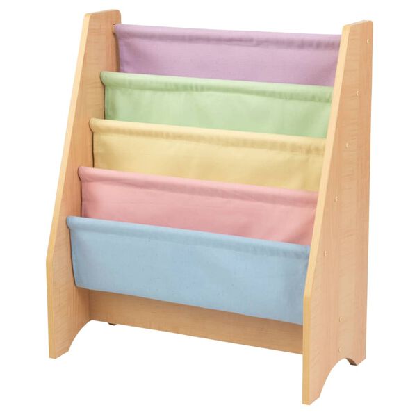 KidKraft Kinderboekenrek 60,96 x 29,85 x 71,12 cm pastel en naturel