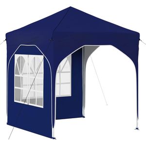 vidaXL Pop-up partytent 192 x 192 x 245 cm Blauw