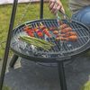 RedFire Tuinbarbecue met driepoot en vuurschaal 50 cm zwart