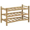 vidaXL Wijnrek Naturel 57 x 29,5 x 36 cm Bamboe