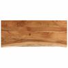 vidaXL Tafelblad rechthoekig natuurlijke rand 90x40x2,5 cm acaciahout