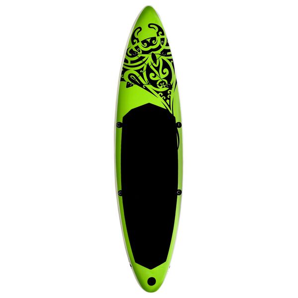 vidaXL Stand Up Paddleboardset opblaasbaar 366x76x15 cm groen