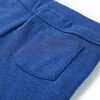 Kindershorts met trekkoord 128 gem&ecirc;leerd blauw