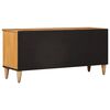 vidaXL TV-kast met lade Naturel 100 x 33,5 x 46 cm Massief Mango Hout