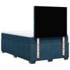 vidaXL Boxspring met matras fluweel blauw 120x190 cm