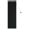 vidaXL Jaloezie Zwart 45 x 130 cm 35 mm Massief Paulowniahout