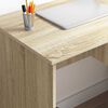 vidaXL Bureau met lade Sonoma Eiken 90 x 49 x 75 cm Bewerkt hout
