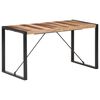 vidaXL Eettafel 140x70x75 cm massief hout